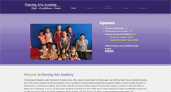 Desktop Screenshot of dancingartsacademy.com
